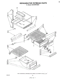 09 - Refrigerator Interior , Lit / Optional parts for Whirlpool Refrigerator ED25SMXLWR1 from AppliancePartsPros.com