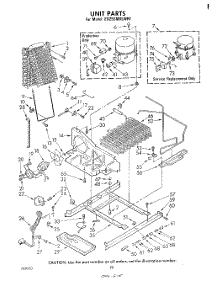 11 - Unit parts for Whirlpool Refrigerator ED25SMXLWR1 from AppliancePartsPros.com