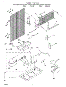 04 - Unit parts for Whirlpool Refrigerator ET14JKXGW00 from AppliancePartsPros.com