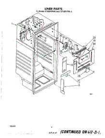 03 - Liner parts for Whirlpool Refrigerator ET16EP1PWR0 from AppliancePartsPros.com