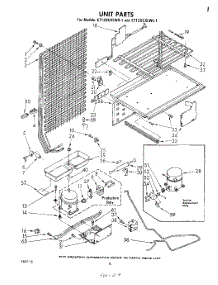 05 - Unit parts for Whirlpool Refrigerator ET12DCXLWR1 from AppliancePartsPros.com