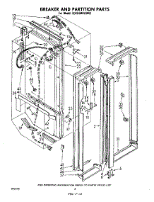 03 - Breaker And Partition parts for Whirlpool Refrigerator ED25SMXLWR2 from AppliancePartsPros.com