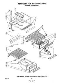 09 - Refrigerator Interior , Lit / Optional parts for Whirlpool Refrigerator ED25SMXLWR2 from AppliancePartsPros.com