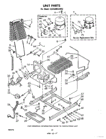 11 - Unit parts for Whirlpool Refrigerator ED25SMXLWR2 from AppliancePartsPros.com