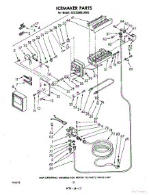12 - Icemaker parts for Whirlpool Refrigerator ED25SMXLWR2 from AppliancePartsPros.com