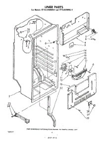04 - Liner , Lit / Optional parts for Whirlpool Refrigerator ET14JKXMWR4 from AppliancePartsPros.com