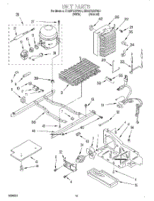 09 - Unit parts for Whirlpool Refrigerator ED25TQXFN01 from AppliancePartsPros.com