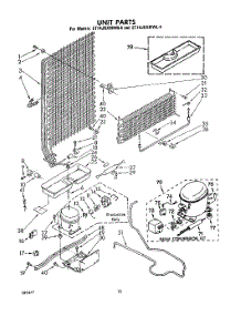 06 - Unit parts for Whirlpool Refrigerator ET14JKXMWR4 from AppliancePartsPros.com
