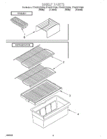 05 - Shelf, Lit / Optional parts for Whirlpool Refrigerator ET14CKXGW00 from AppliancePartsPros.com