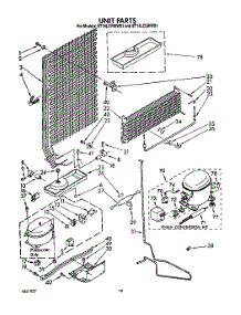 05 - Unit parts for Whirlpool Refrigerator ET14LCRWW01 from AppliancePartsPros.com