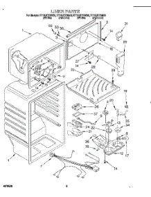 03 - Liner parts for Whirlpool Refrigerator ET16JKXBW00 from AppliancePartsPros.com