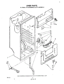 04 - Liner , Literature And Optional parts for Whirlpool Refrigerator ET14JKXMWR0 from AppliancePartsPros.com