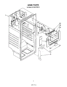 03 - Liner parts for Whirlpool Refrigerator ET16EK1PWR3 from AppliancePartsPros.com