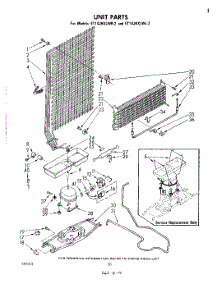 06 - Unit parts for Whirlpool Refrigerator ET14JKXLWR2 from AppliancePartsPros.com