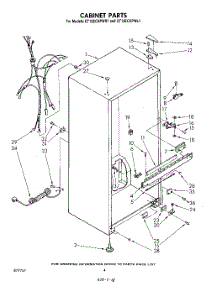 03 - Cabinet parts for Whirlpool Refrigerator ET12ECXPWR1 from AppliancePartsPros.com