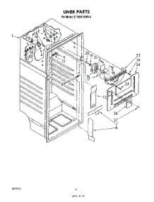 03 - Liner parts for Whirlpool Refrigerator ET16EK1PWR4 from AppliancePartsPros.com