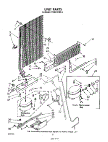 06 - Unit parts for Whirlpool Refrigerator ET16EK1PWR4 from AppliancePartsPros.com