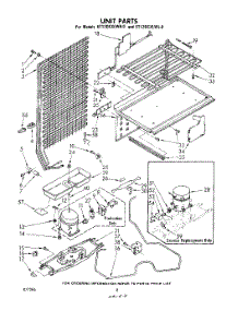 05 - Unit parts for Whirlpool Refrigerator ET12DCXLWR0 from AppliancePartsPros.com
