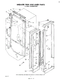 03 - Breaker Trim And Liner parts for Whirlpool Refrigerator ED26MKXLWR0 from AppliancePartsPros.com