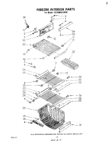 06 - Freezer Interior, Not Illustrated parts for Whirlpool Refrigerator ED26MKXLWR0 from AppliancePartsPros.com