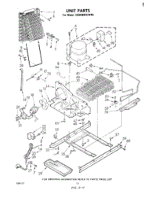 09 - Unit parts for Whirlpool Refrigerator ED26MKXLWR0 from AppliancePartsPros.com
