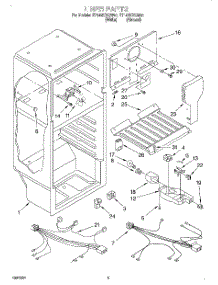 03 - Liner, Lit / Optional parts for Whirlpool Refrigerator ET14NKXGN00 from AppliancePartsPros.com