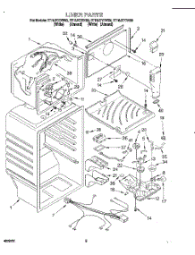03 - Liner parts for Whirlpool Refrigerator ET16JKXDN00 from AppliancePartsPros.com
