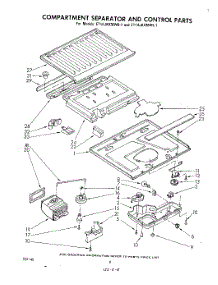05 - Compartment Separator And Control parts for Whirlpool Refrigerator ET14JKXMWR1 from AppliancePartsPros.com