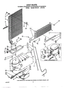 06 - Unit parts for Whirlpool Refrigerator ET16AKXSW10 from AppliancePartsPros.com