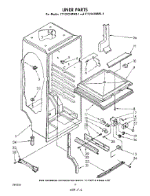 04 - Liner , Lit / Optional parts for Whirlpool Refrigerator ET12DCXMWR1 from AppliancePartsPros.com