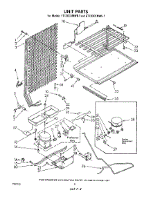 05 - Unit parts for Whirlpool Refrigerator ET12DCXMWR1 from AppliancePartsPros.com