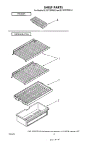 06 - Shelf parts for Whirlpool Refrigerator EL15CCXRWR0 from AppliancePartsPros.com