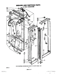 03 - Breaker And Partition parts for Whirlpool Refrigerator ED25SMXLWR0 from AppliancePartsPros.com