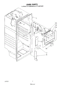 03 - Liner parts for Whirlpool Refrigerator ET14JMYSW03 from AppliancePartsPros.com
