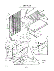 05 - Unit parts for Whirlpool Refrigerator ET12CCRWW00 from AppliancePartsPros.com