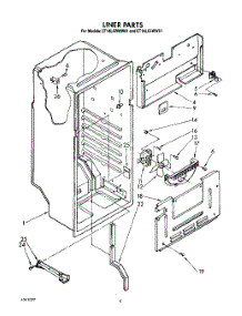 03 - Liner, Lit / Optional parts for Whirlpool Refrigerator ET14LCLWW01 from AppliancePartsPros.com