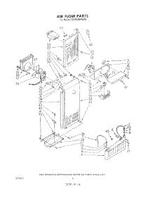 04 - Airflow parts for Whirlpool Refrigerator ED25SMXRWR2 from AppliancePartsPros.com
