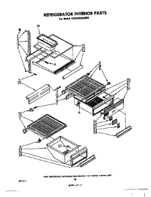 09 - Refrigerator Interior, Lit / Optional parts for Whirlpool Refrigerator ED25SMXLWR0 from AppliancePartsPros.com