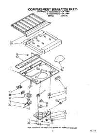04 - Compartment Separator parts for Whirlpool Refrigerator ET14LKXXW00 from AppliancePartsPros.com