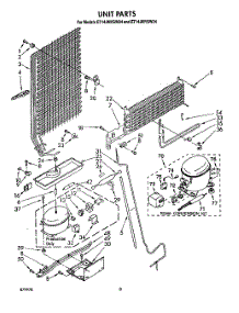07 - Unit parts for Whirlpool Refrigerator ET14JMYSW04 from AppliancePartsPros.com