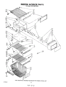 09 - Freezer Interior parts for Whirlpool Refrigerator ED25SMXRWR2 from AppliancePartsPros.com