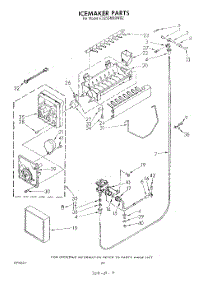 11 - Ice Maker parts for Whirlpool Refrigerator ED25SMXRWR2 from AppliancePartsPros.com