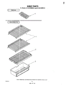 06 - Shelf parts for Whirlpool Refrigerator EL15CCXMWR0 from AppliancePartsPros.com