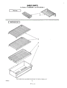 07 - Shelf parts for Whirlpool Refrigerator ET14JKXLWL1 from AppliancePartsPros.com