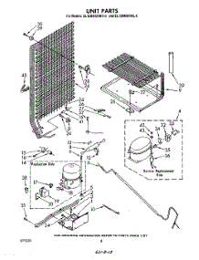 05 - Unit parts for Whirlpool Refrigerator EL15MNXRWR0 from AppliancePartsPros.com
