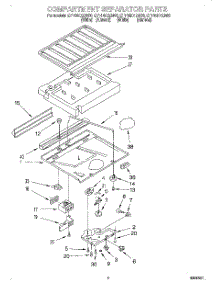 03 - Compartment Separator parts for Whirlpool Refrigerator ET14NKYEW00 from AppliancePartsPros.com