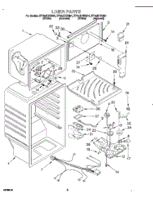 03 - Liner parts for Whirlpool Refrigerator ET16JKXBW01 from AppliancePartsPros.com
