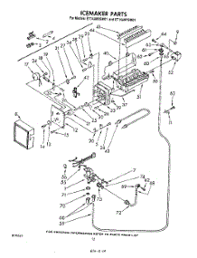 07 - Ice Maker parts for Whirlpool Refrigerator ET14JMYSW01 from AppliancePartsPros.com