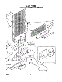 06 - Unit parts for Whirlpool Refrigerator ET14JKXMWR2 from AppliancePartsPros.com