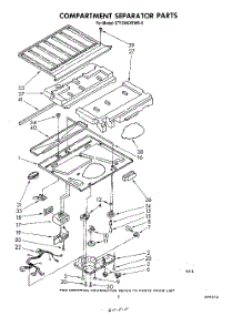 04 - Compartment Separator parts for Whirlpool Refrigerator ET12AKXRWR0 from AppliancePartsPros.com